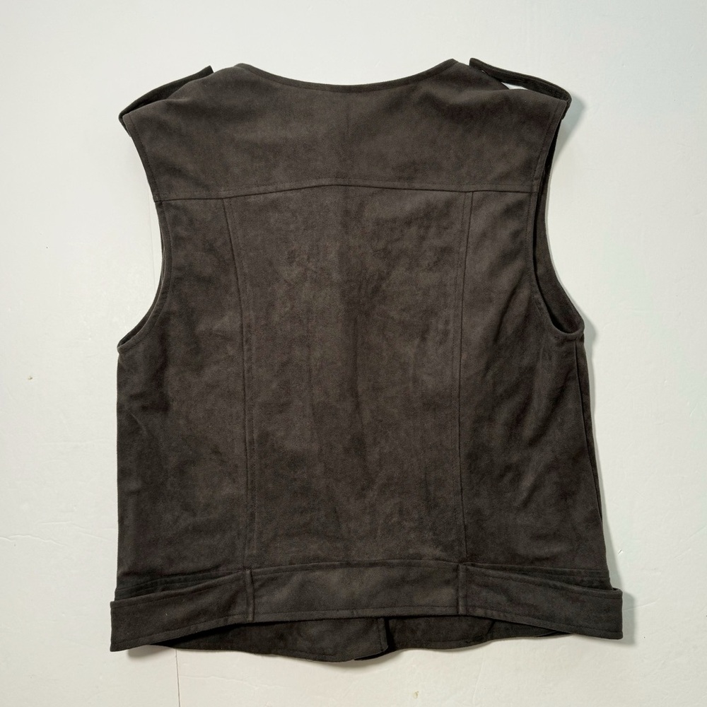 ASTR Faux Suede Moto Vest - Picture 4 of 7